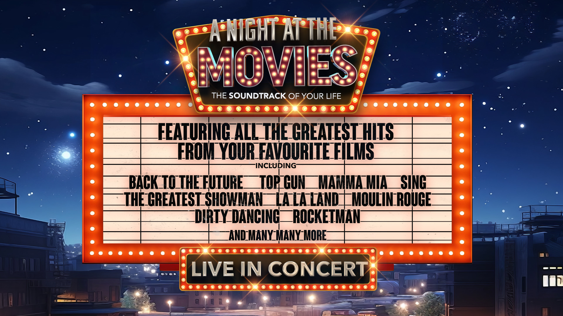 A Night At The Movies &#8211; The Soundtrack of your Life